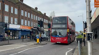 London Buses on Barkingside High Street6424 [upl. by Atiuqal456]