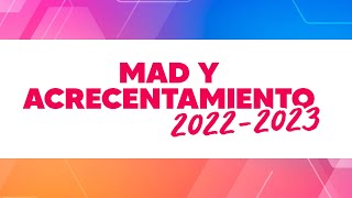 Instructivo MAD 20222023 [upl. by Sardella]