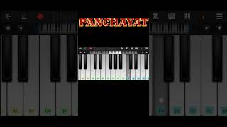 Panchayat Theme  Mobile Piano Cover  panchayat [upl. by Swee]