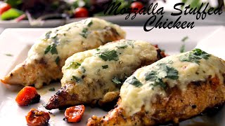 Cheesy Mozzarella Stuffed Chicken  Perfect for Dinner Tonight [upl. by Saltzman]