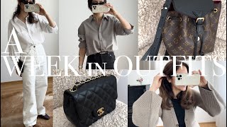 A Week in Outfits  10 Outfits  Smart  Casual  Office Looks  SpringSummer Edition [upl. by Neelik]