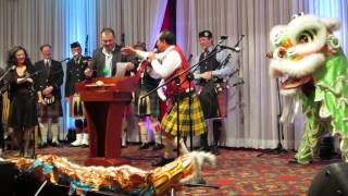 Gung Haggis Fat Choy 2014  Address to the Haggis [upl. by Silyhp346]