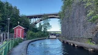 Håverud Kanal amp Slussarna 13 Juli 2024 visitsverige håverud [upl. by Ameehs]