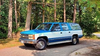 1992 c2500 34 ton 2wd suburban Silverado low mileage one ownerquotunicornquot dream truck [upl. by Columbine]