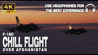 Chill Flight Over Afghanistan DCS World  Afghanistan F16C asmr f16c [upl. by Matthews374]