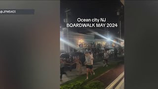 Boardwalk chaos at the Jersey Shore during Memorial Day weekend [upl. by Schaumberger]