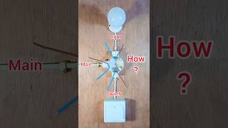 A light switch Wiring electrical wiring electrician lightswitch diy shorts foryou tips [upl. by Deroo]