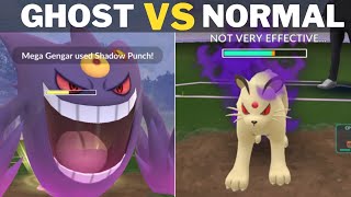 Mega GENGAR Vs GIOVANNI in Pokemon Go Ghost Vs Normal type battle [upl. by Moclam131]