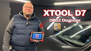 XTOOL D7 OBD2 Diagnosegerät Test Review [upl. by Notle]