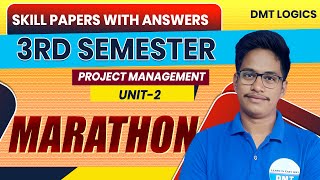 Project Management Unit2  3rd sem skill papers imps with answers  degree honours [upl. by Adnahcir]