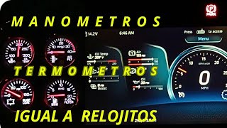 MANOMETROS TERMOMETROS TACÓMETROS RELOJITOS DEL KENWORTH [upl. by Venetia]