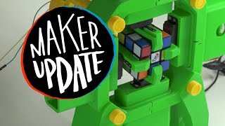 Raspberry Pi Rubiks Robot Maker Update 51 [upl. by Landre392]