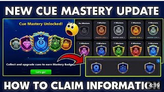 New 8 Ball Pool Update  Cue Mastery Option Added In Cues  New Profile Look  OMG  BETA V5600 [upl. by Yeslrahc]