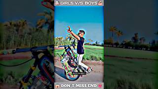 Girl vs boy bike riding 😲💪❤️‍🔥 bikergirl bikestunt motovlog shotrs zx10r [upl. by Steffie369]