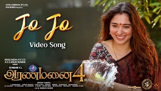 Jo Jo  Video Song  Aranmanai 4  SundarC  Tamannaah  Raashii Khanna  Hiphop Tamizha [upl. by Htebarual217]