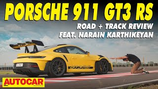 Porsche 911 GT3 RS review  Its a street legal track car  autocarindia1 [upl. by Onairam930]