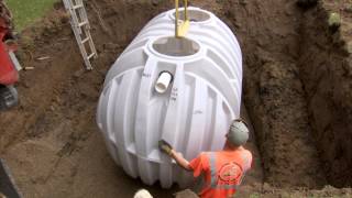 AK Industries  Septic Tank Installation Video [upl. by Led150]