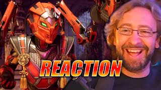 MAX REACTS Sektor Trailer amp CyraxSektor Kombat Kast [upl. by Hauhsoj998]