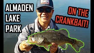 Bass Fishing at Almaden Lake Park  San Jose CA  11318  FishingWithKen [upl. by Giglio]