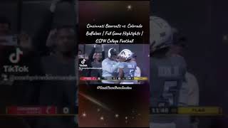 Cincinnati Bearcats vs Colorado Buffaloes  Full Game Highlights  ESPN College Football [upl. by Holihs]