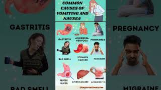 common causes of vomiting and nausea [upl. by Agem577]