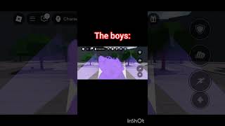 POV boys vs girls in dodgeball phonk roblox tsb bloxfruits [upl. by Daven]