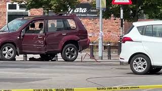 Ram raid at Altrincham Sainsbury’s  watch the actual incident and see aftermath [upl. by Andert633]