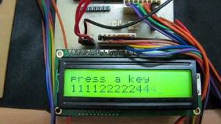 Keypad Interface  Interfacing Keypad with AVR Microcontroller Atmega16 [upl. by Daveda]