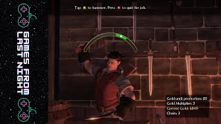 Fable II Walkthrough Gameplay  Blacksmith Job Exploring Bowerstone Market Treasure Hunting [upl. by Phina]