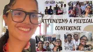 Vlog Attending a medical conference in MBBS  Debate  Quiz  Winning  Stitching [upl. by Liponis89]