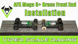 AFX Mega G HO Slot car Front End Installation [upl. by Burley]