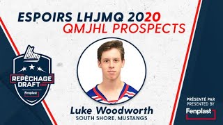 Espoirs du Repêchage 2020 Fenplast  Fenplast 2020 Draft Prospects Luke Woodworth [upl. by Vilberg]