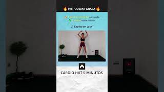 ¡TONIFICA TU CUERPO con esta Rápida Rutina HIIT de 5 MINUTOS workout [upl. by Clayborn552]