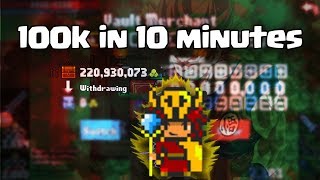 Rucoy Online  How you can get 100k in 9 minutes fastest tip [upl. by Persse618]