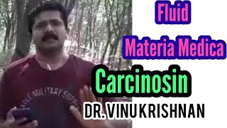 Fluid Materia Medica  Carcinosin detailed talk by Dr Vinu Krishnan [upl. by Ziguard]