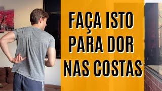 Alongamentos para Dor nas Costas  7 min Yoga para Relaxamento [upl. by Ailisab590]