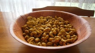 Curry Smoked Cashews Recipe [upl. by Inwat]