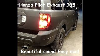 Honda Pilot Exhaust SOUNDS AMAZING NOW [upl. by Anaeda986]