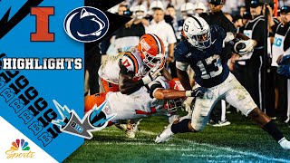 Illinois Fighting Illini vs Penn State Nittany Lions  CFB HIGHLIGHTS  92824  NBC Sports [upl. by Kiah584]