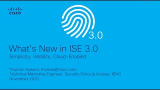 Whats New in ISE 30 Webinar [upl. by Tess]