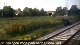 S1 Solingen Vogelpark nach Hilden Süd [upl. by Kruger]