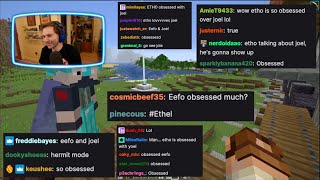 Scars chat calls out Ethos Joel Obsession  Hermitcraft S10 [upl. by Lot238]