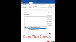 To Automatically List all MS Word Commands  Shortcut Keys  Microsoft Word ⏩ [upl. by Tiphane]