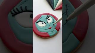 Sally Nightmare Before Christmas cookie♥️ recipes and supplies linked in my bio cookiedecorating [upl. by Leonardo]