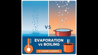 L4 Evaporation vs Boiling  Key Differences Explained 9Th CBSE [upl. by Kelcie]