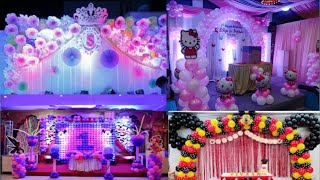 1st Birthday decoration ideasDecoration outfitBirthday party decorationStage decorationwinika [upl. by Norford]