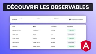 Angular et RxJS  un cas dusage pour découvrir les observables 2023 [upl. by Danforth]