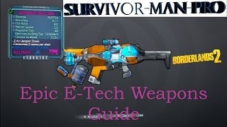 Borderlands 2 Epic ETech Weapons Guide Maliwan Plasma Caster [upl. by Camile]