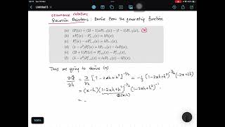 On Recursion Relation for Legendre Polynomials [upl. by Rockie]