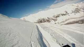 Freeride Ski Livigno  Illegal Offpiste n6  Monte della Neve [upl. by Jorry137]